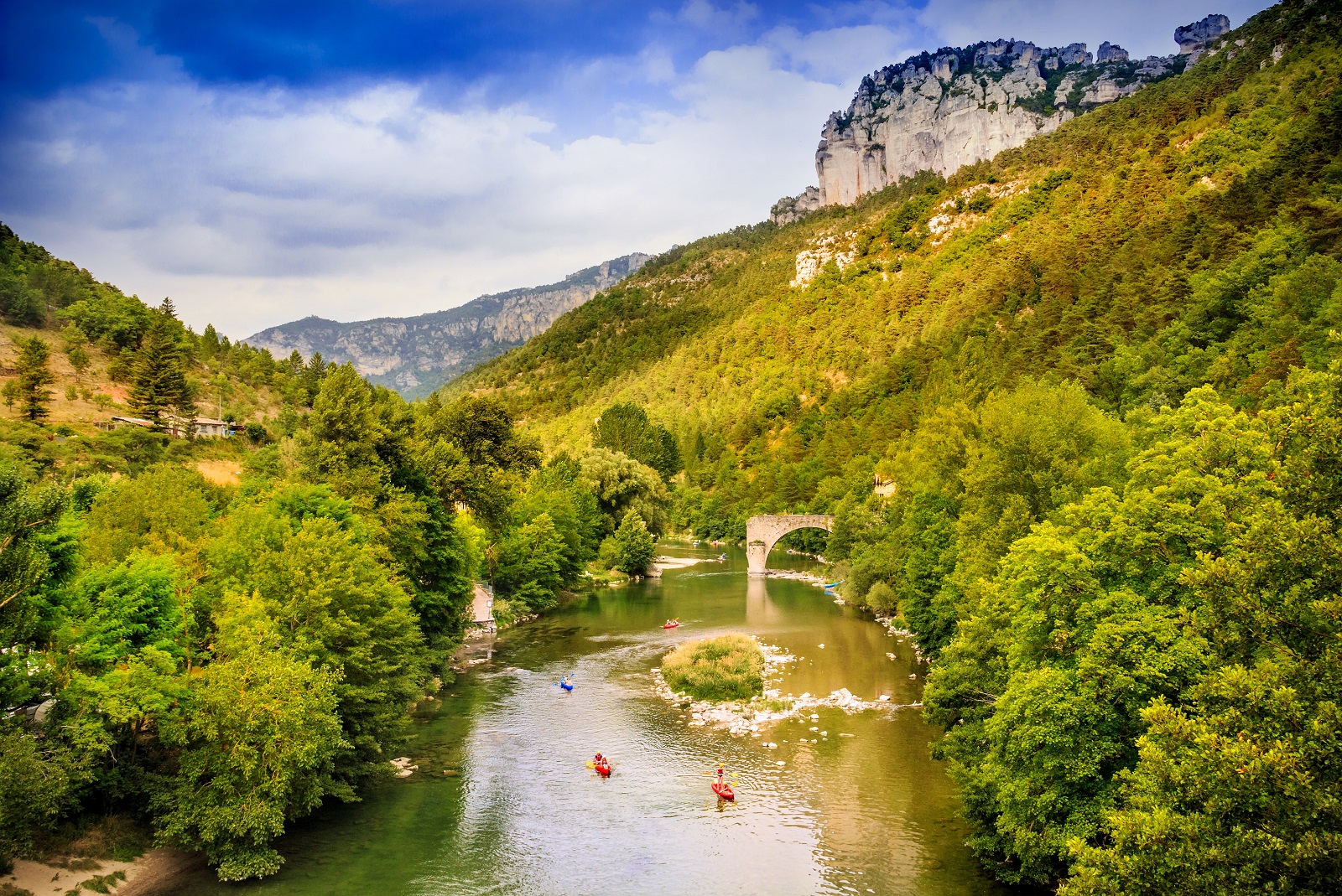 gorges du tarn le rozier occitanie frankrijk