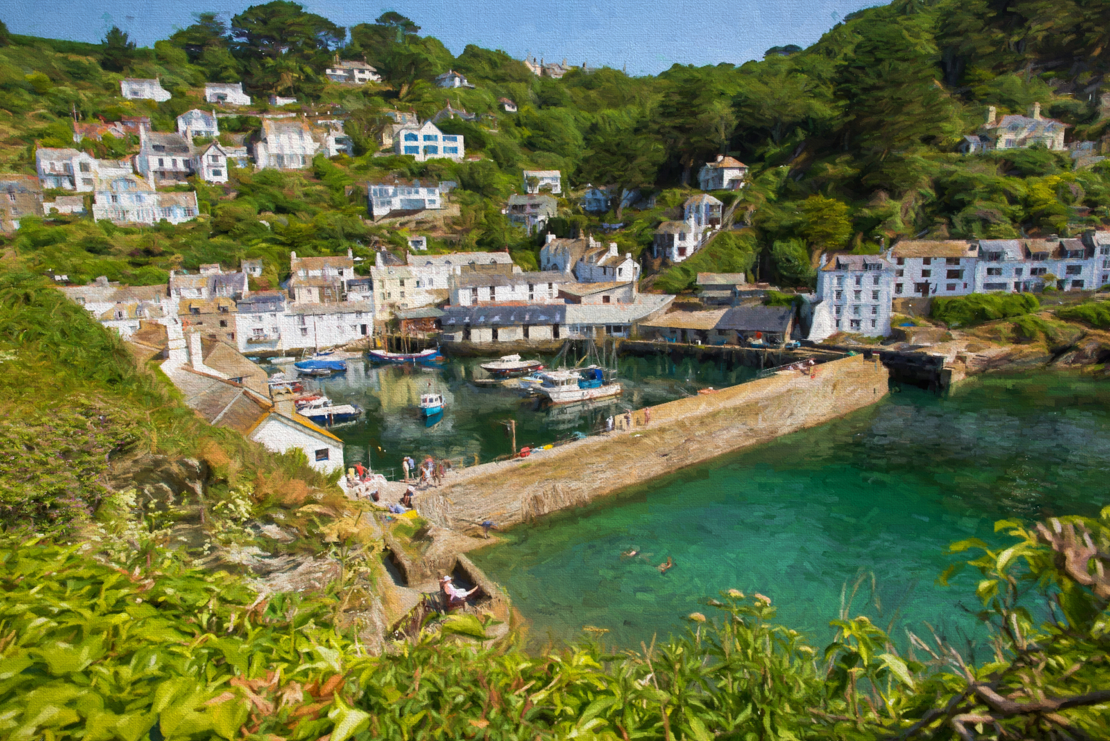 polperro cornwall engeland