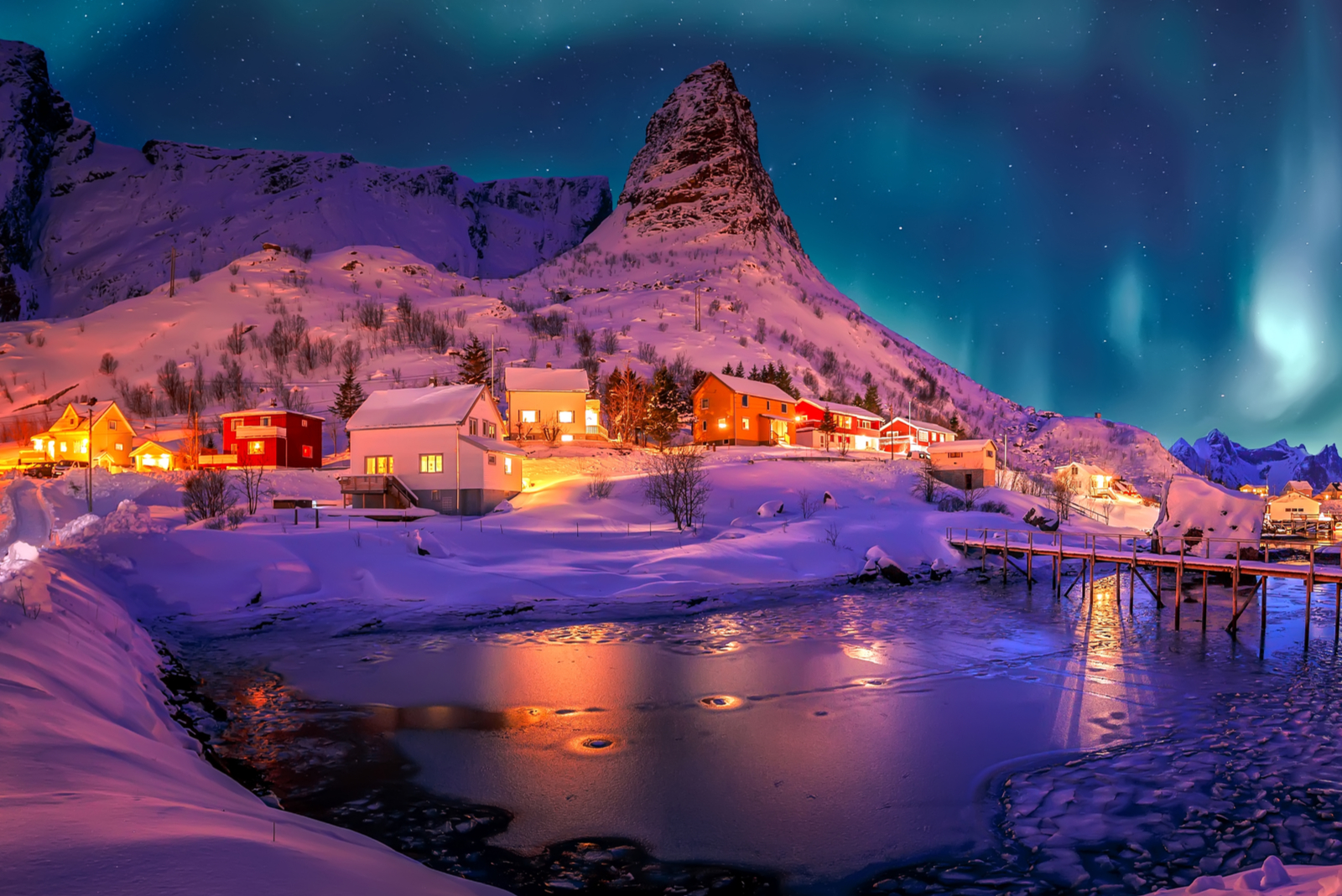 winter in lofoten, noorwegen