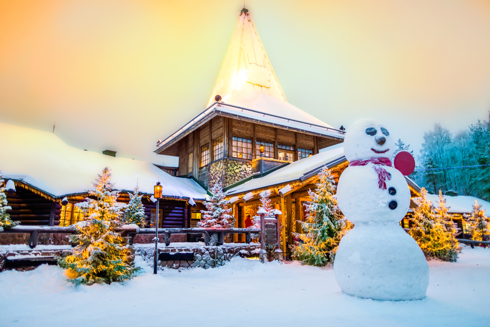 kerst dorp rovaniemi finland