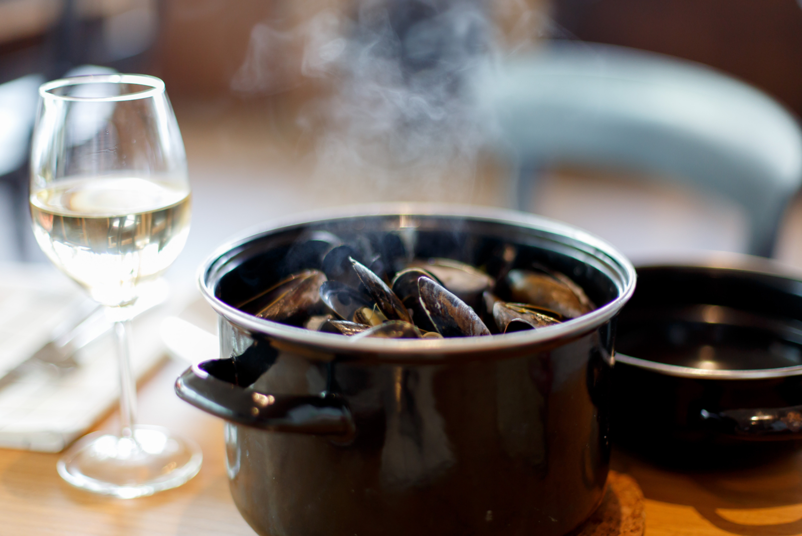 moules et vin