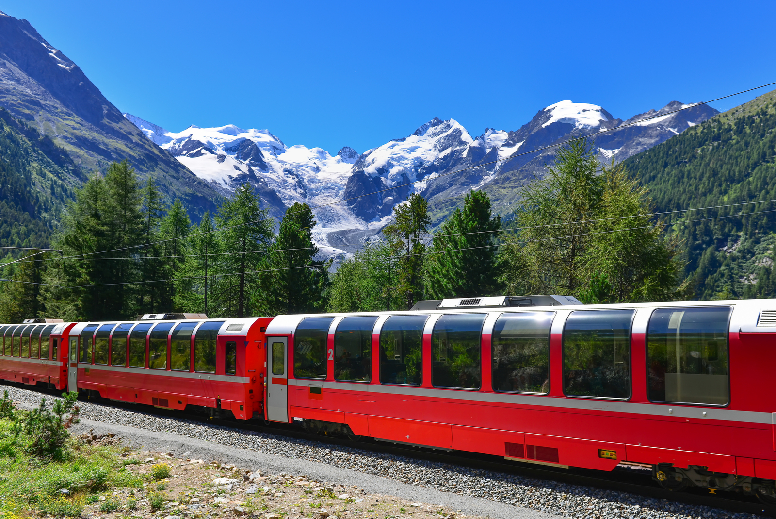 bernina express alpen zwitserland