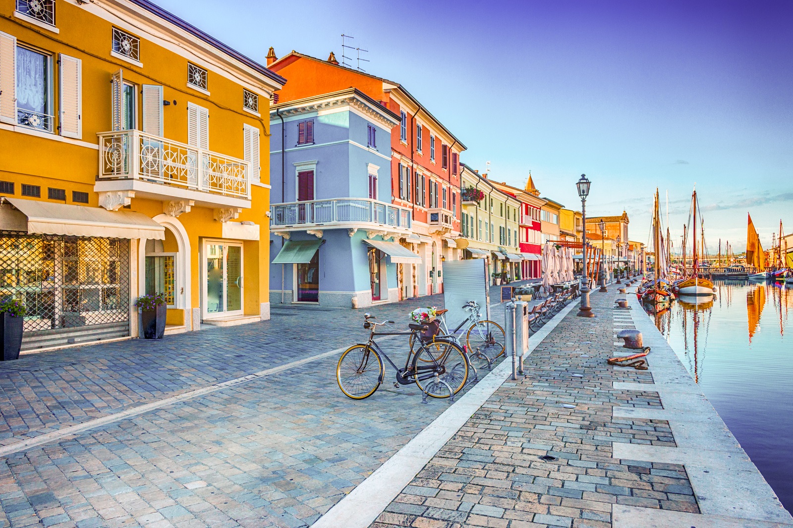 cesenatico in emilia-romagna, italie