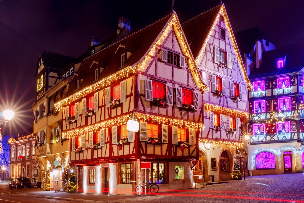 Lumières de Noël à colmar en alsace