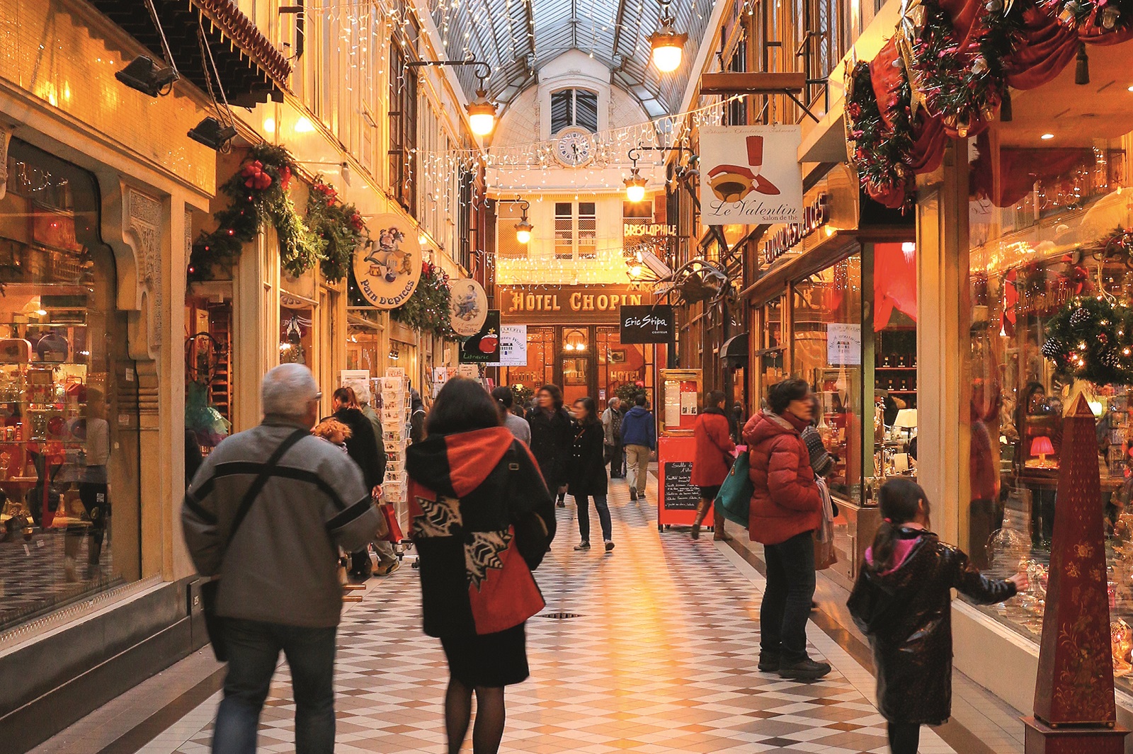 shopping de noël à paris passage jouffroy