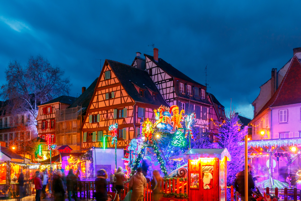 Marché de Noël dans le centre de Colmar