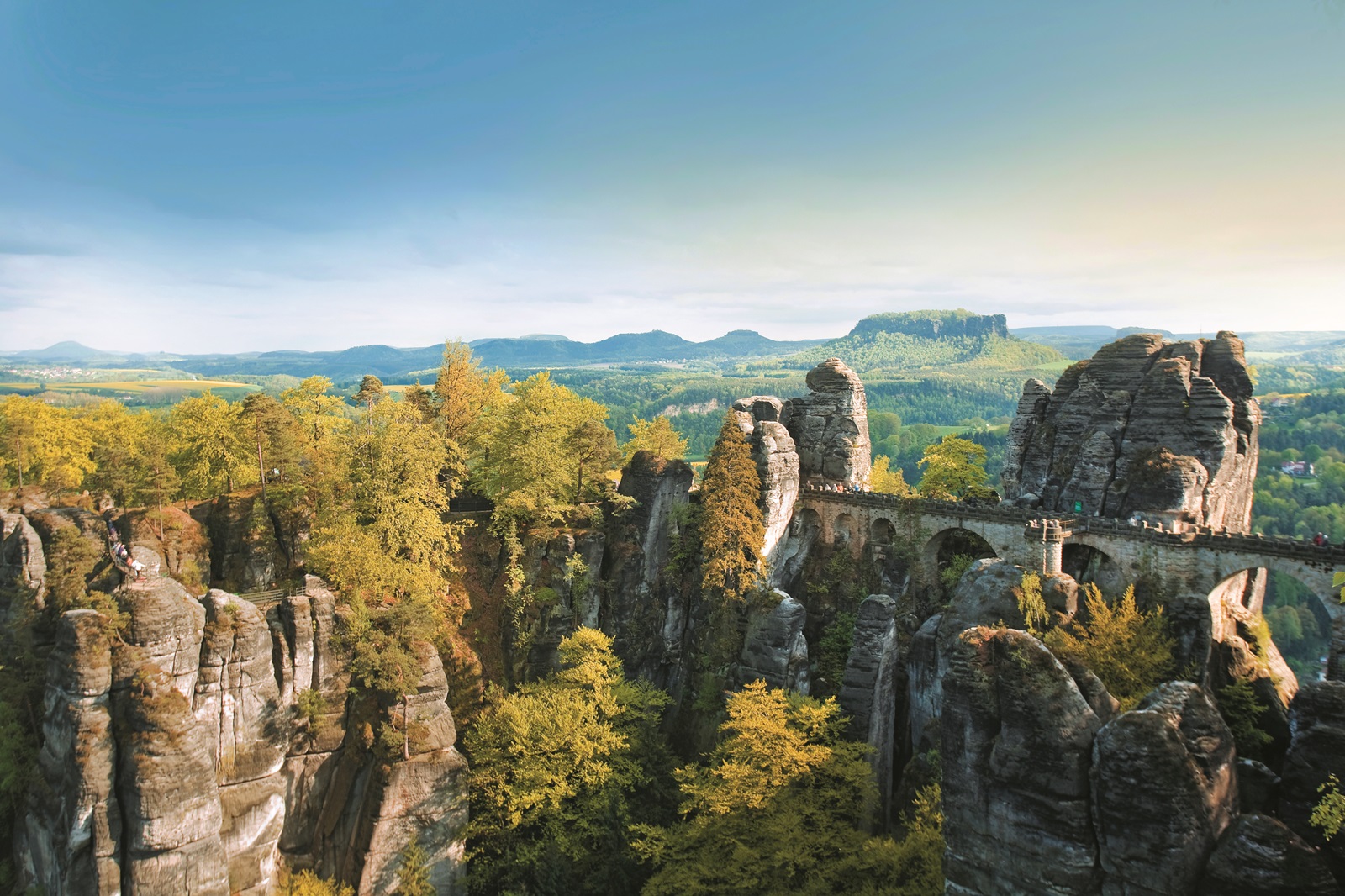 Hiking in the national park Saxon Switzerland