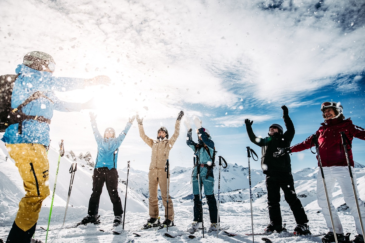 skiën in Warth-Schröcken