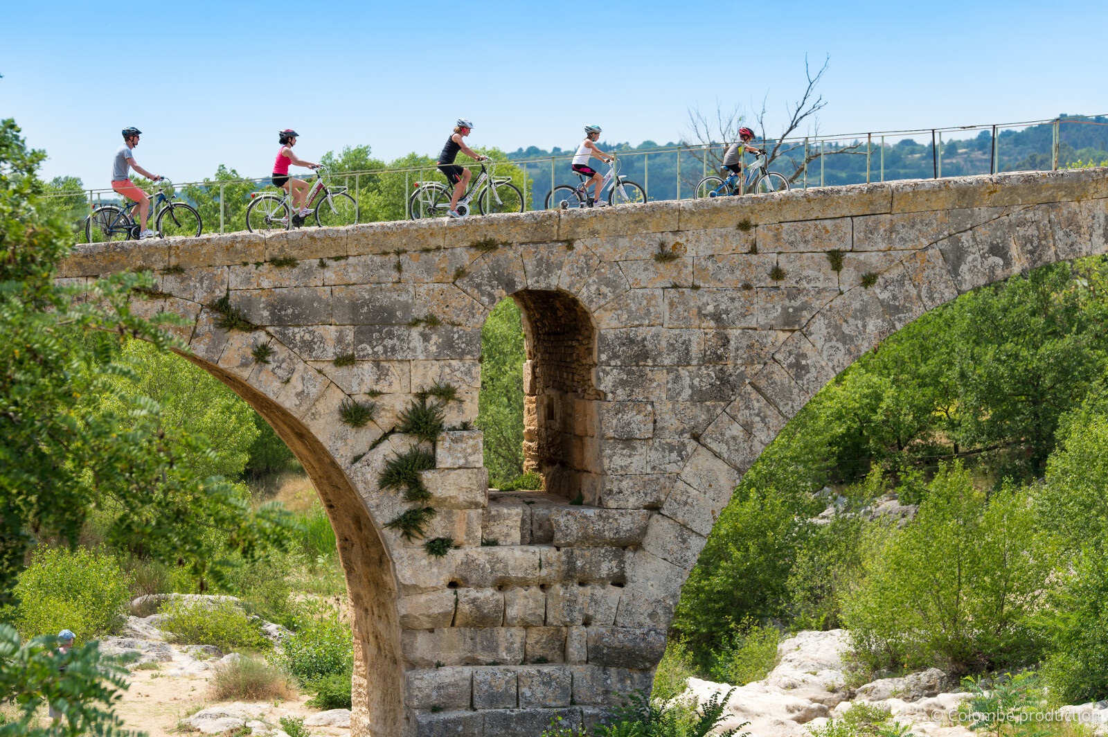 fietsen op de pont julien in bonieux