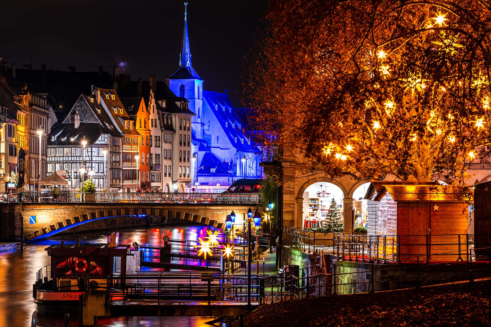 kerstsfeer in straatsburg